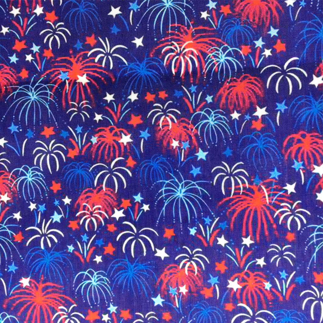 firework 4th of july fourth of july independence day printed fabric