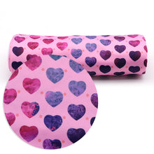 Load image into Gallery viewer, valentines day heart love pink series dots spot gradient color printed fabric
