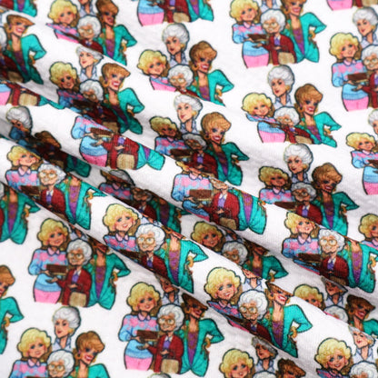 grandma printed fabric