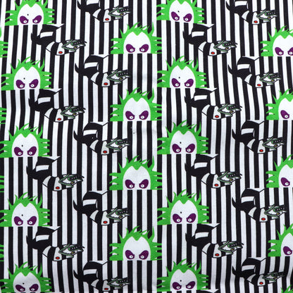 snake pattern stripe printed fabric