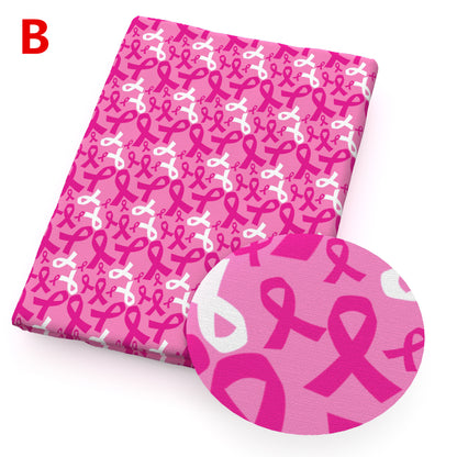 breast cancer printed fabric