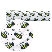 Load image into Gallery viewer, bee dots spot fabric
