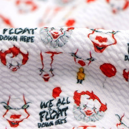 red series printed fabric