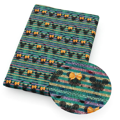 spider spider web sequins paillette spangles printed fabric