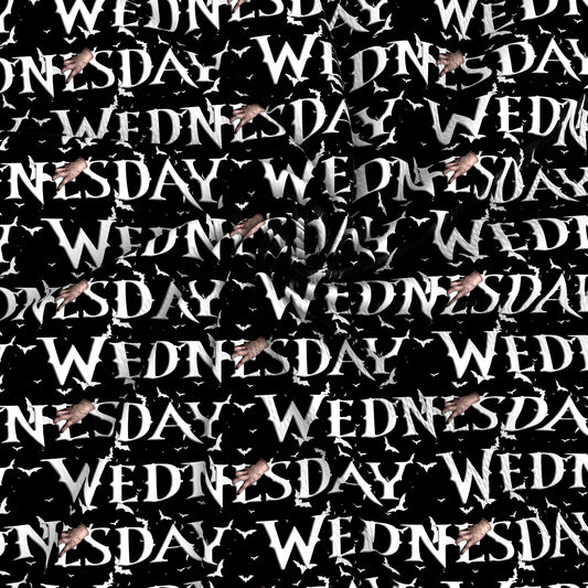 letters alphabet wednesday addamswednesday bat fabric