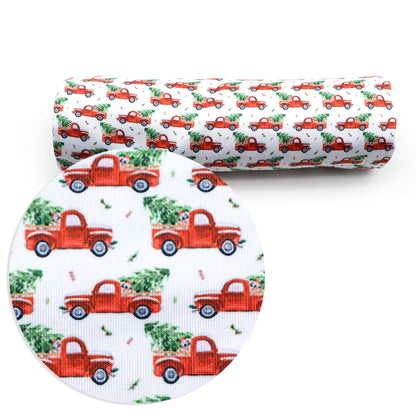 christmas day printed fabric