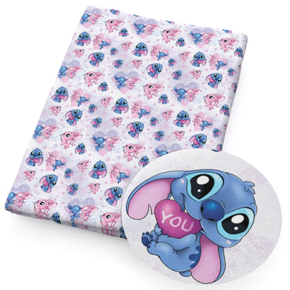 valentines day heart love printed fabric