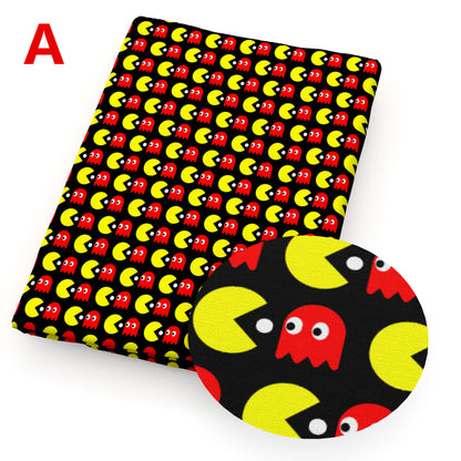 pacman printed fabric