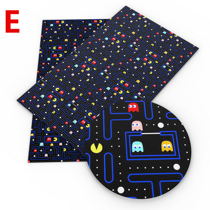 pacman printed fabric