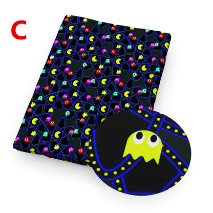pacman printed fabric