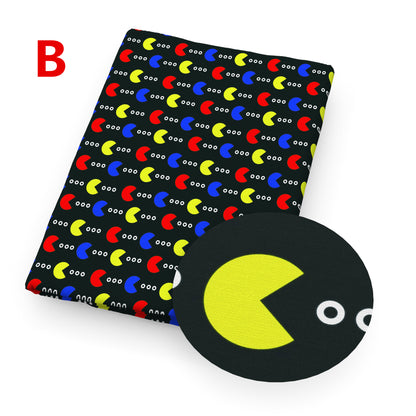 pacman printed fabric