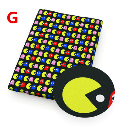 pacman printed fabric