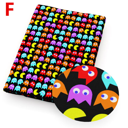 pacman printed fabric