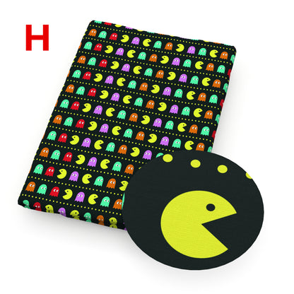 pacman printed fabric