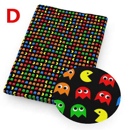 pacman printed fabric