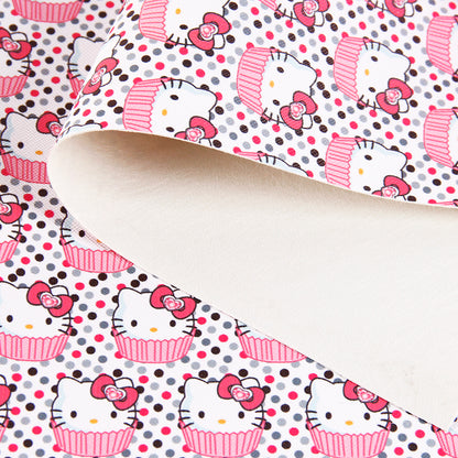 dots spot printed fabric