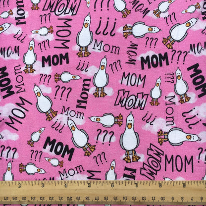 mother printed fabric