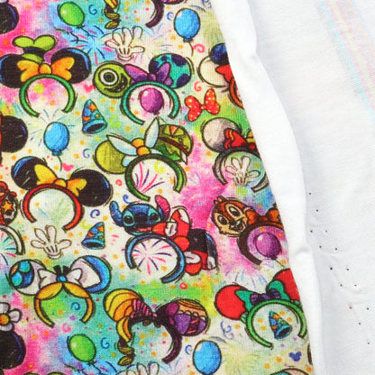 crochet headband hairband printed fabric