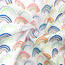 Load image into Gallery viewer, rainbow color printed fabric
