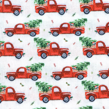 christmas day printed fabric