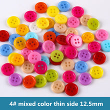 Load image into Gallery viewer, 100PCS mix colors plastic buttons
