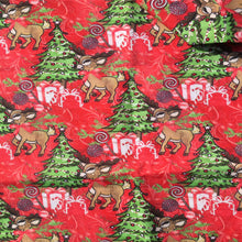 Load image into Gallery viewer, christmas deer reindeer giraffe printed fabric

