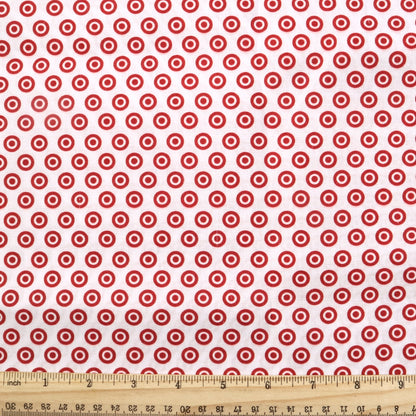 dots spot printed fabric