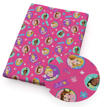 flower floral pink series printed fabric