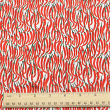 Load image into Gallery viewer, chili peppers food printed fabric
