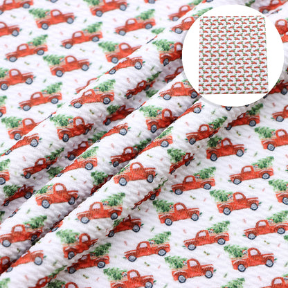 christmas day printed fabric