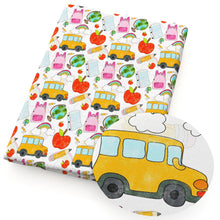 Load image into Gallery viewer, back to school printed fabric
