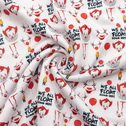 red series printed fabric