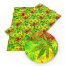 Load image into Gallery viewer, Leaf Theme Printed Fabric
