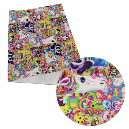 panda dog puppy printed fabric