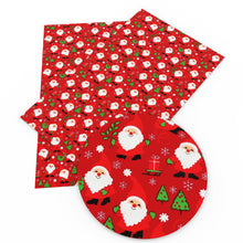 Load image into Gallery viewer, christmas day printed fabric
