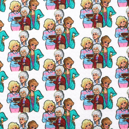 grandma printed fabric