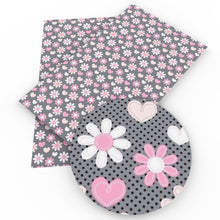 Load image into Gallery viewer, flower floral heart love printed fabric
