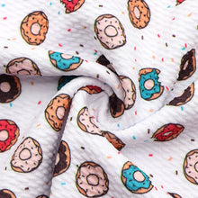 Load image into Gallery viewer, donuts printed fabric
