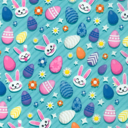 rabbit bunny easter bunny printed fabric