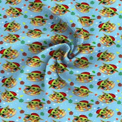 christmas day leaf leaves tree snowflake snow printed fabric