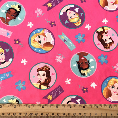 flower floral pink series printed fabric