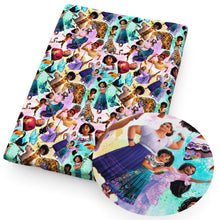 Load image into Gallery viewer, butterfly girl bird tiger pattern printed fabric
