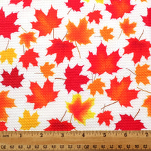 Load image into Gallery viewer, leaf leaves tree maple leaf printed fabric

