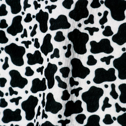 cow pattern printed fabric