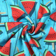 Load image into Gallery viewer, watermelon fruit cake cupcake ice cream popsicle printed fabric
