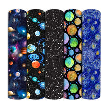 Load image into Gallery viewer, Galaxy Theme Printed Fabric
