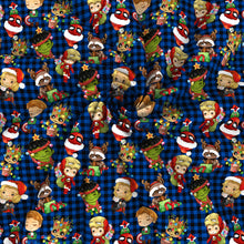 Load image into Gallery viewer, plaid grid gingham tartan buffalo plaid christmas day fabric
