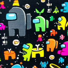 Load image into Gallery viewer, game console among us printed fabric
