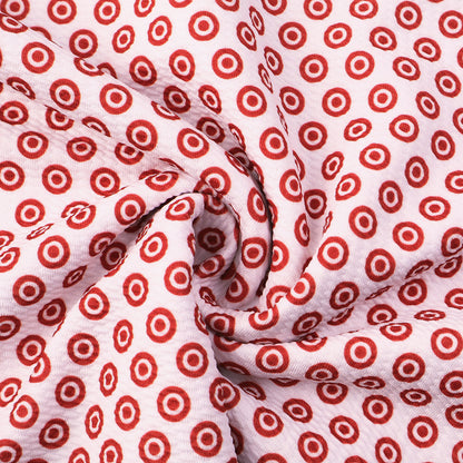 dots spot printed fabric