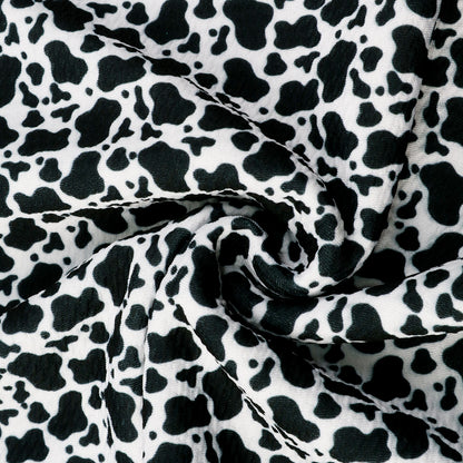 cow pattern printed fabric